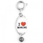 Брелок на ключи I Love Bowling